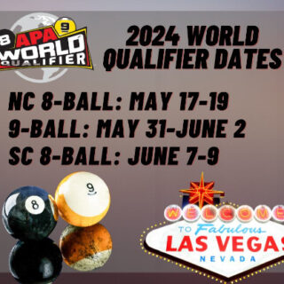 APA World Qualifier Dates